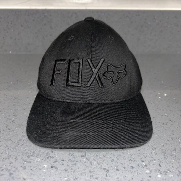 FOX RACING Hat Flexfit Fitted Back Cap Child / Youth Spellout & Logo NWOT NEW - Picture 1 of 7